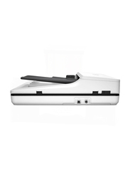 HP ScanJet Pro 2500F1 Flatbed Scanner with ADF, 1200DPI, White