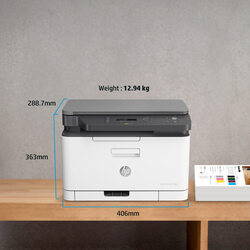 HP Color LaserJet Pro MFP M178NW All-in-One-Printer, White
