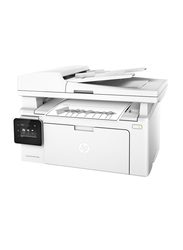 Hp Laser Jet Pro M130fw MFP Black and White Mono All In One Printer, White