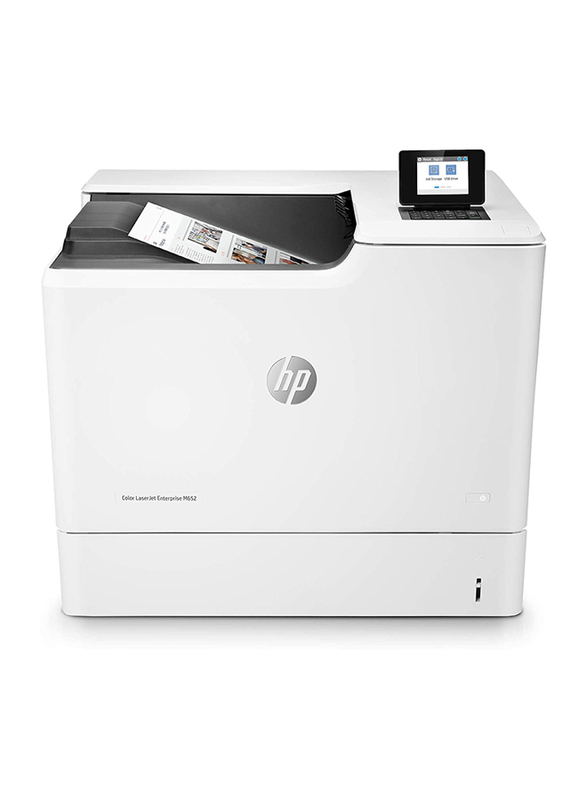 HP Colour LaserJet Enterprise M652DN Laser Printer, White
