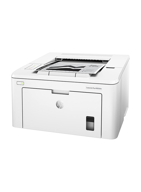 HP Laserjet Pro M203dw Laser Printer, White