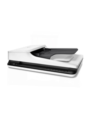 HP ScanJet Pro 2500F1 Flatbed Scanner with ADF, 1200DPI, White