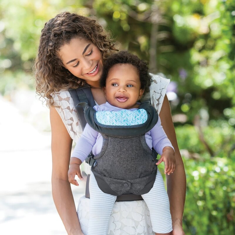 Infantino Flip Advanced 4-in-1 Convertible Baby Carrier, Grey