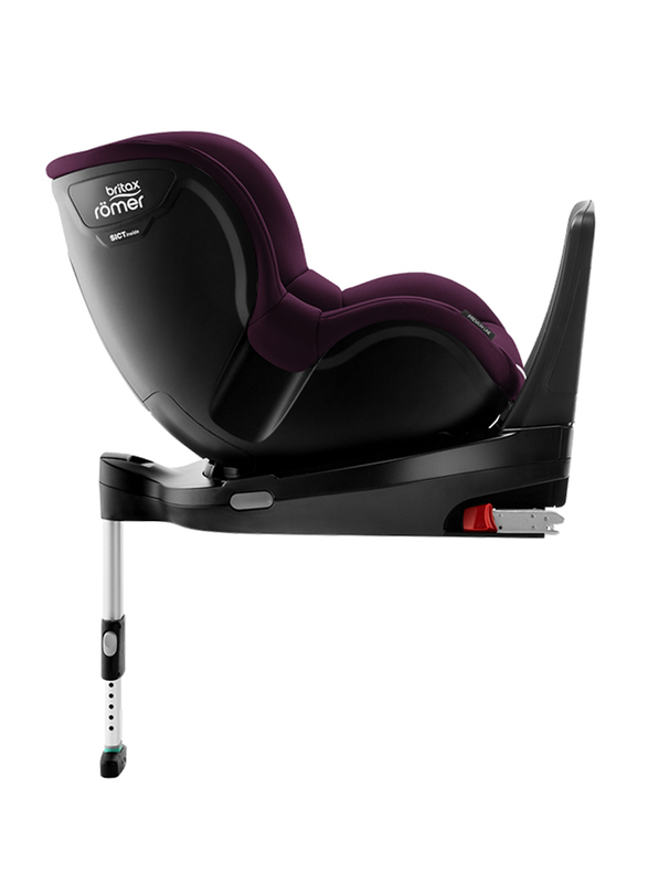 Britax Dualfix I-Size Car Seat, Group 01, 0-4 Years, Burgundy Red