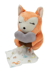 Summer Infant SwaddleMe Fox Little Heartbeats Soother, Orange/Brown/Grey