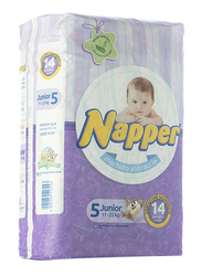 Napper Morbido Abbraccio Soft Hug Parmon Diapers, Size 5, Junior, 11-25 kg, 14 Count