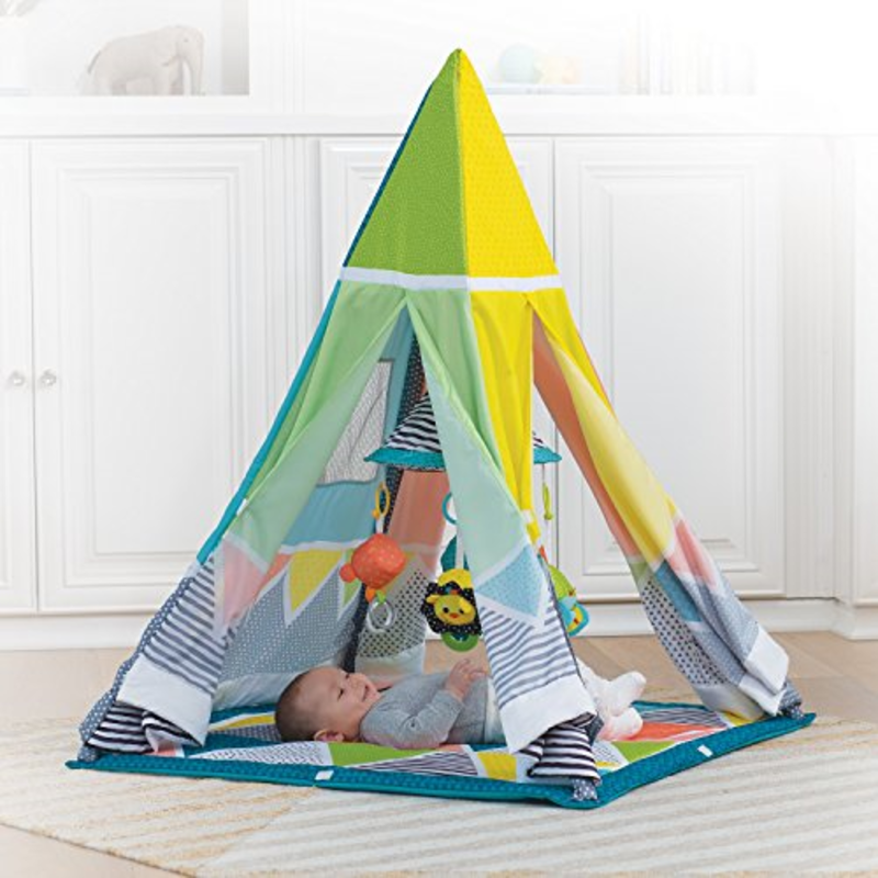 Infantino Grow with me Playtime Teepee Gym, Multicolor