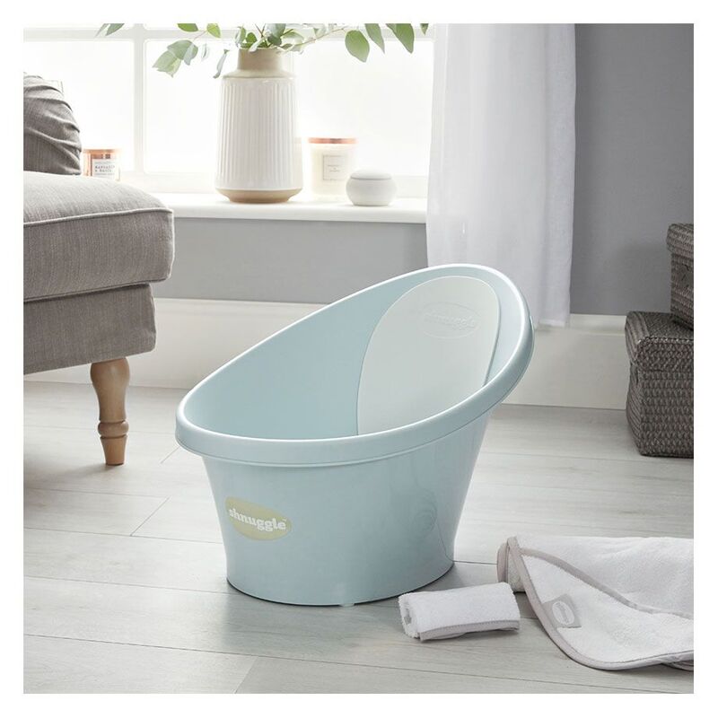 Shnuggle Baby Bath, Soft Blue/Grey