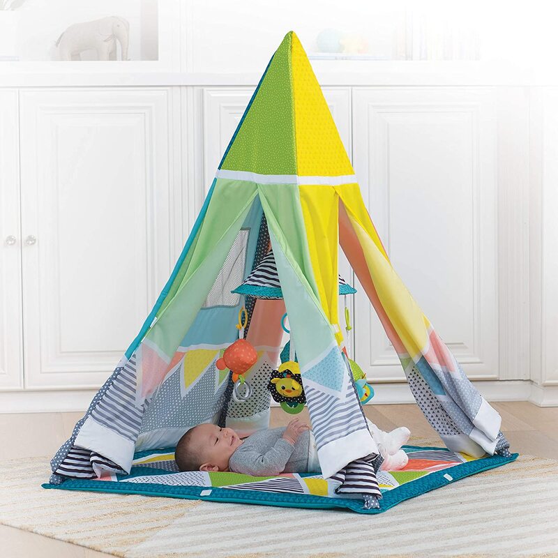 Infantino Grow with me Playtime Teepee Gym, Multicolor