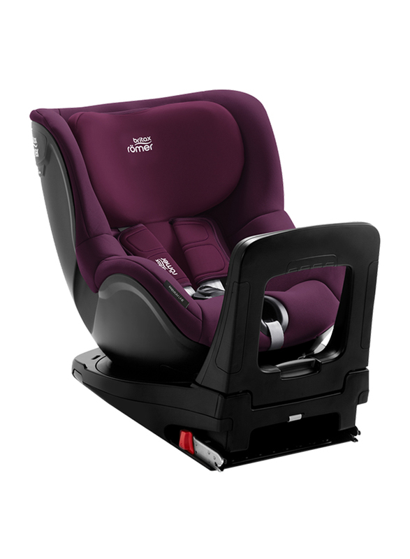 Britax Dualfix I-Size Car Seat, Group 01, 0-4 Years, Burgundy Red