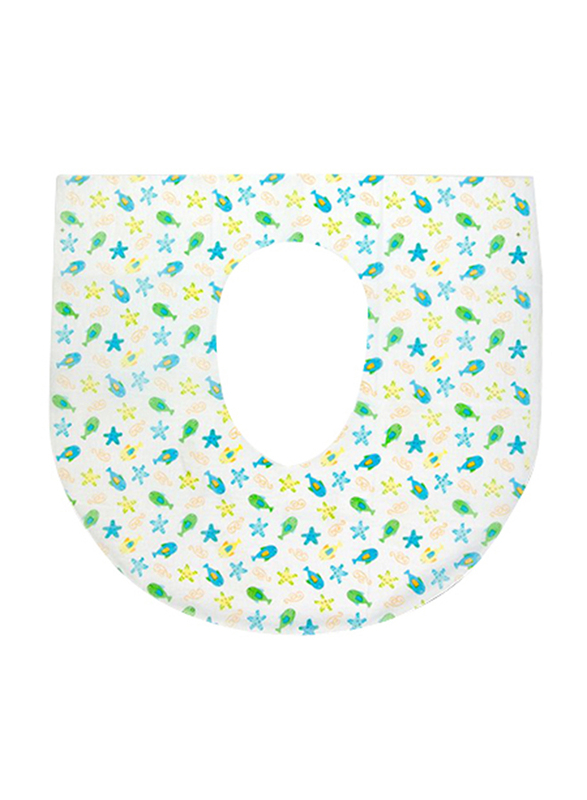 Summer Infant Keep Me Clean Disposable Potty Protectors, 10 Pieces, Green/White