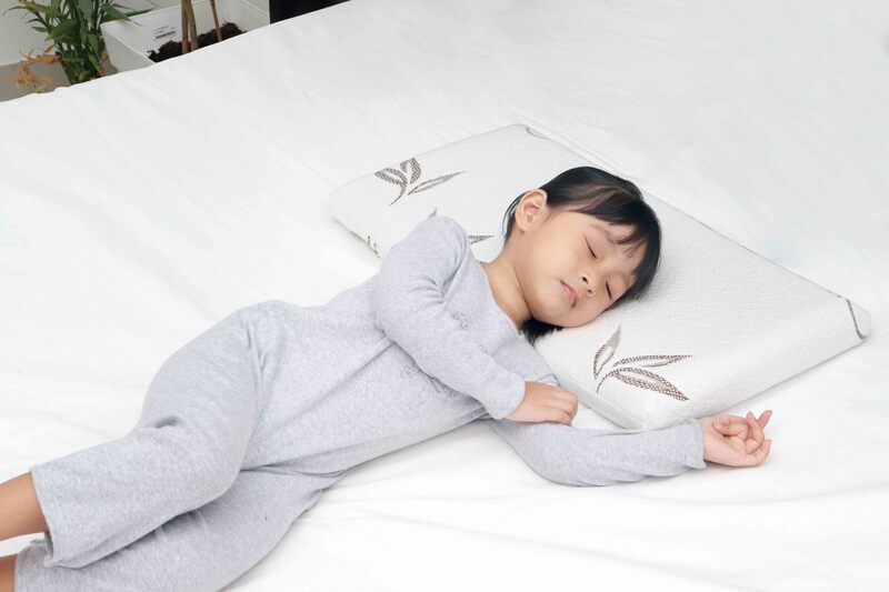 Moon Baby First Bamboo Rayon Pillow, 50 x 30 x 5cm, White