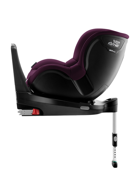 Britax Dualfix I-Size Car Seat, Group 01, 0-4 Years, Burgundy Red