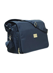 Moon 4Ever Multifunction Messenger Diaper Bag, Blue