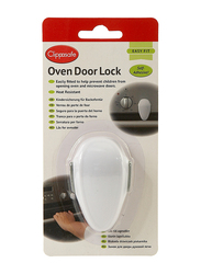Clippasafe Childproof Oven Door Lock, White/Grey