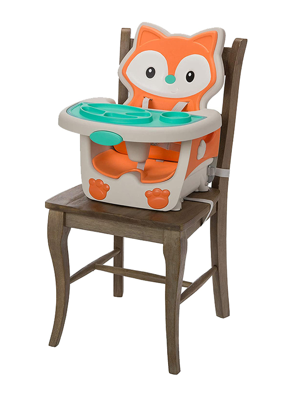 Infantino Grow with Me 4-In-1 Convertible High Chair, Orange