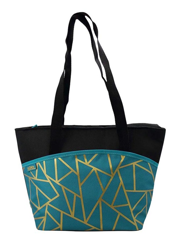 Thermos Raya-9 Can Lunch Tote Bag for Kids, Fragment, Black/Blue