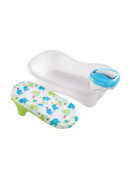 Summer Infant Newborn to Toddler Bath Center & Shower for Kids, Blue