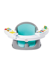 Infantino 3-in-1 Discovery Seat & Booster with Music and Lights, Blue/Grey/White