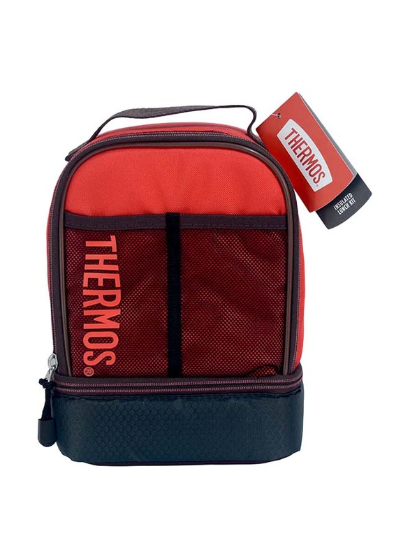 

Thermos Sport Mesh Dual Lunch Kit for Kids, Maroon/Red