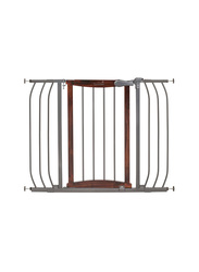Summer Infant Anywhere Decorative Walk-Thru Gate, Grey/ Brown