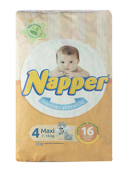 Napper Morbido Abbraccio Soft Hug Parmon Diapers, Size 4, Maxi, 7-18 kg, 16 Count