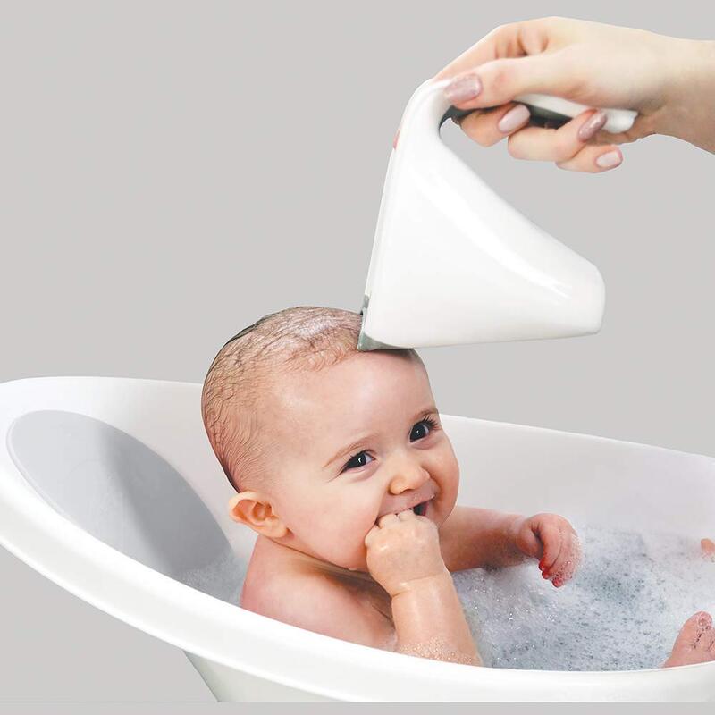 Shnuggle Washy Bath Jug for Kids, White