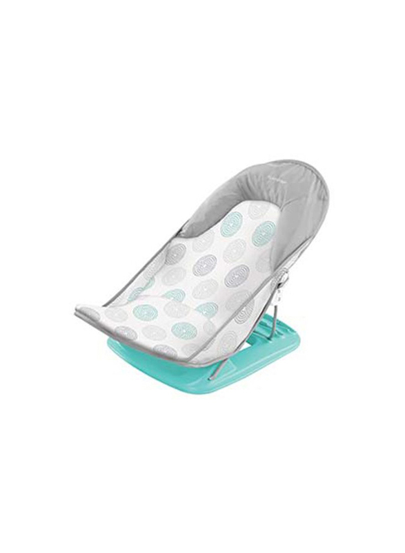 Summer Infant Dashed Dots Deluxe Baby Bather for Infants Baby, Green/White