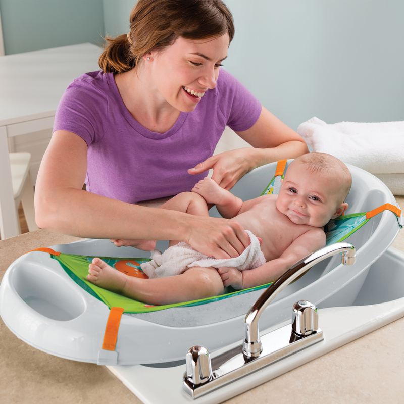 Summer Infant My Fun Bath Tub for Baby, Grey