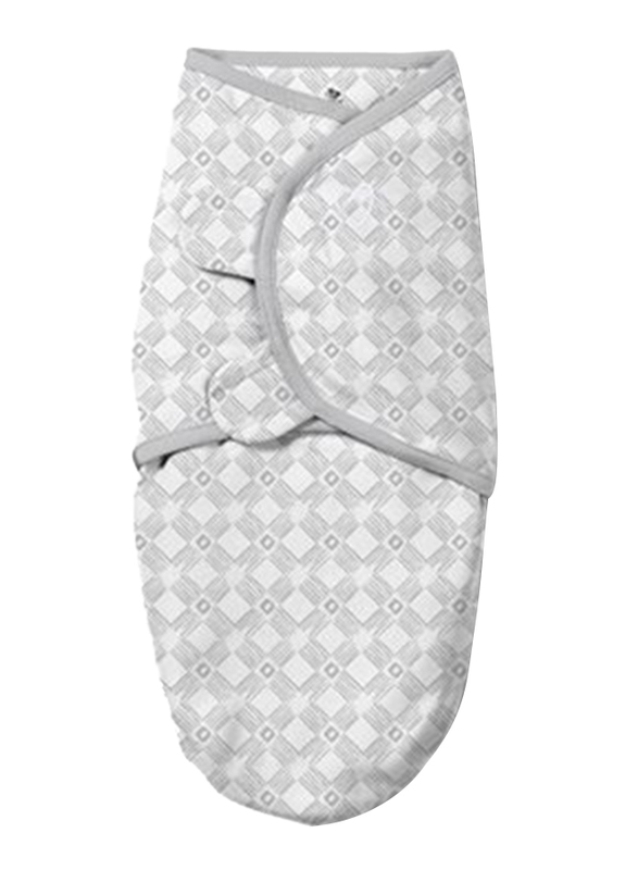 Summer Infant 3-Piece SwaddleMe Stripe Cotton Original Swaddle Set, 0-3 Months, Grey/Yellow/White