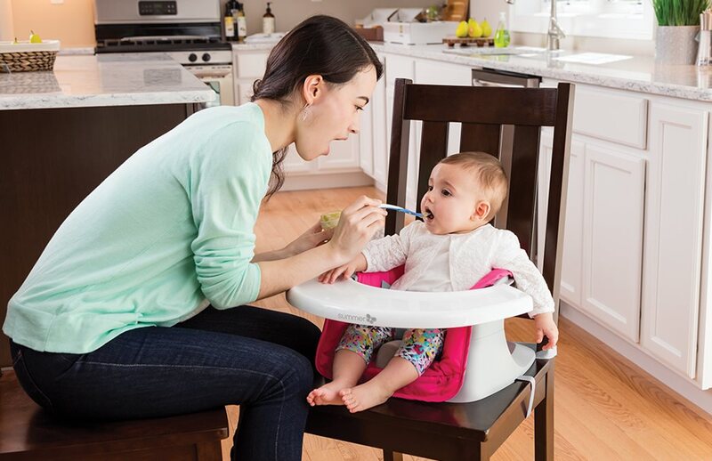 Summer Infant 4-in-1 Baby SuperSeat, Pink
