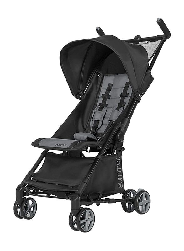Summer Infant 3Dmicro Super Compact Fold Baby Stroller, Black