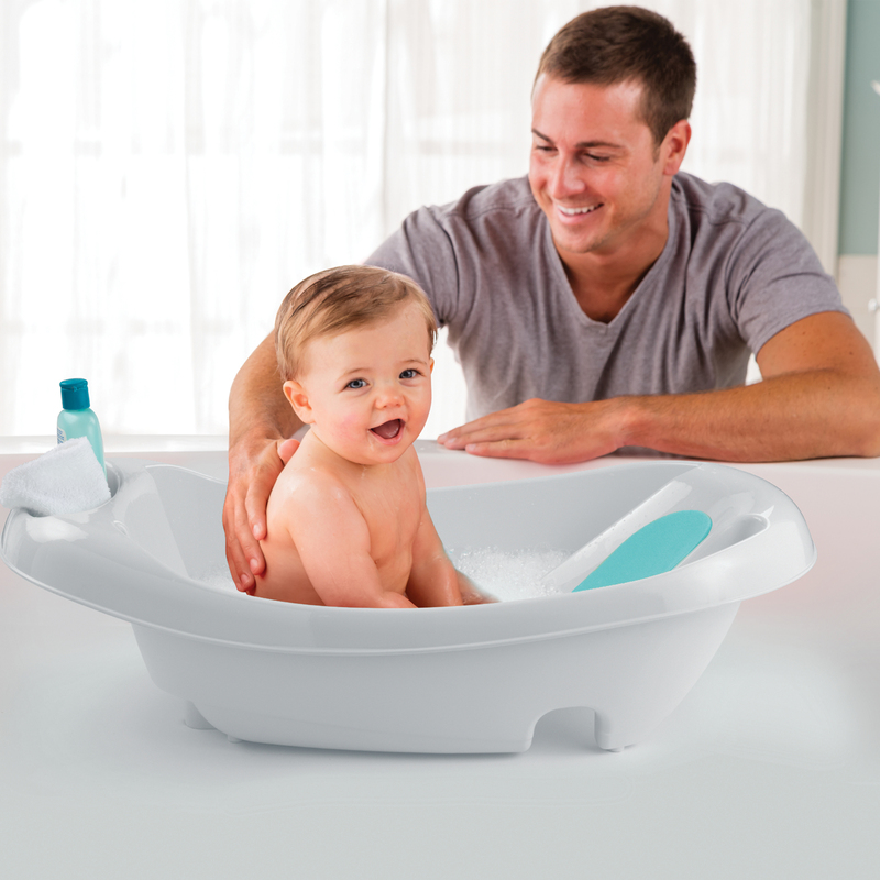 Summer Infant My Fun Bath Tub for Baby, Grey