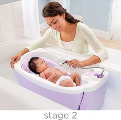 Summer Infant Lil' Luxuries Whirlpool, Bubbling Spa & Shower for Kids, Pink