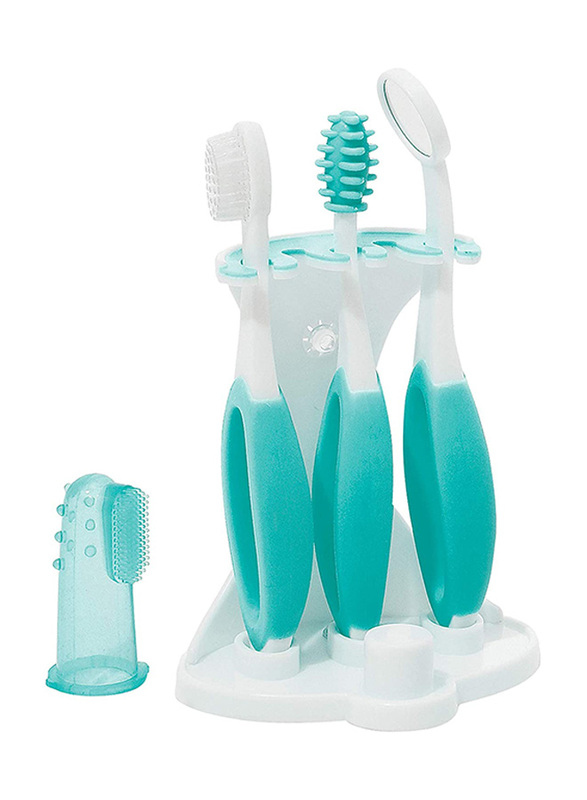 Summer Infant 5-Pieces Oral Care Kit for Kids, Blue/White