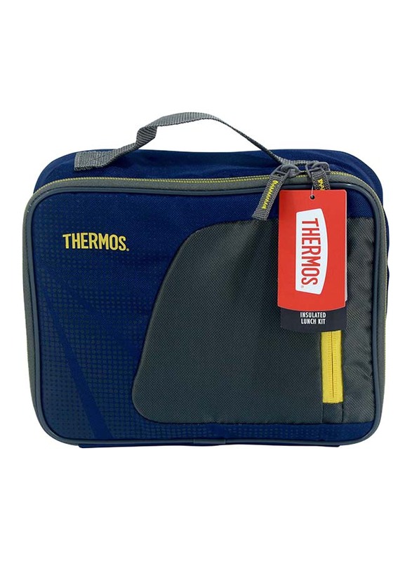 Thermos Radiance Lunch Kit for Kids, Navy/Yellow