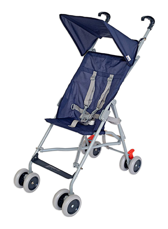 Moon Jet Buggy Single Baby Stroller, 6 Months +, Dark Blue