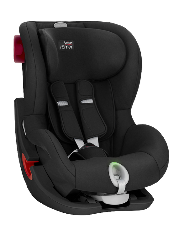 Britax Romer King II LS Black Series Car Seat, Group 1, 9 Months To 4 Years, Cosmos Black