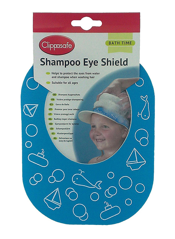 Clippasafe Shampoo Eye Shield, Blue