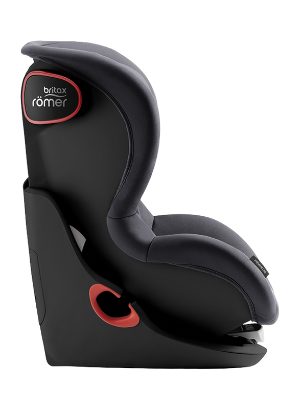 Britax Romer King II LS Black Series Car Seat, Group 1, 9 Months To 4 Years, Storm Grey