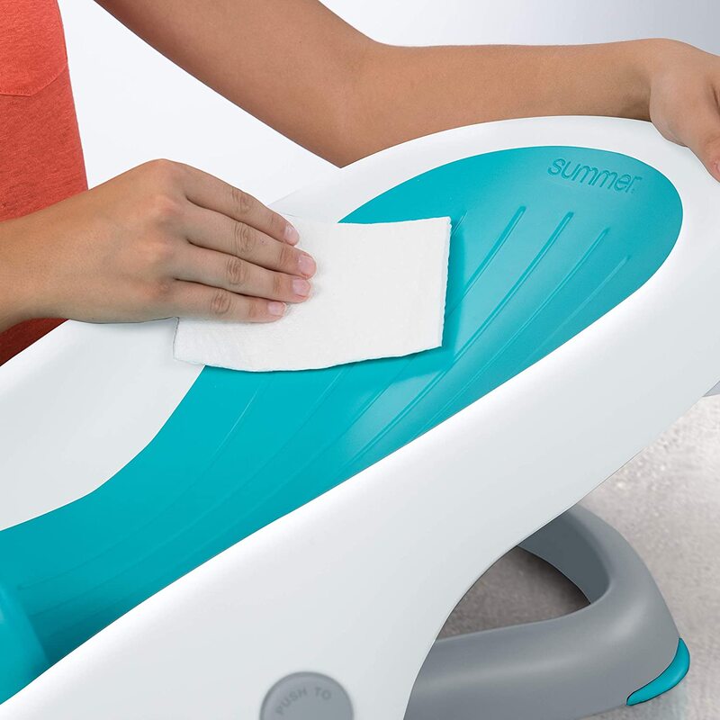 Summer Infant Clean Rinse Baby Bather for Kids, Aqua