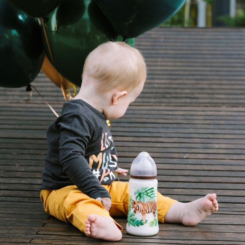 Tommy Lise Midday Walk Baby Feeding Bottle 360ml, Multicolor