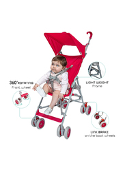 Moon Jet Buggy Single Baby Stroller, 6 Months +, Red