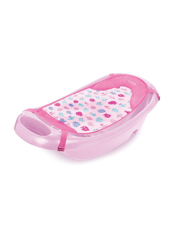 Summer Infant Splish 'N Splash Bath Tub, 0-2 Years, Pink