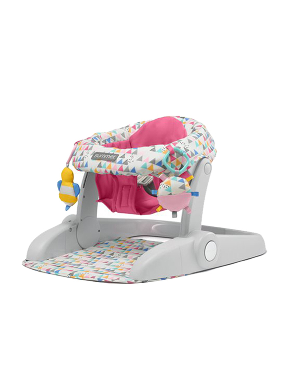 

Summer Infant Learn To Sit 2-Position Floor Seat, Funfetti Pink