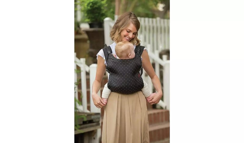 Infantino Baby Zip Travel Baby Carrier, Black