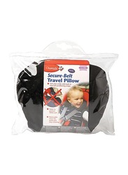 Clippasafe Travel Pillow with Secure-Belt Tabs, 1 - 3 Years, Grey