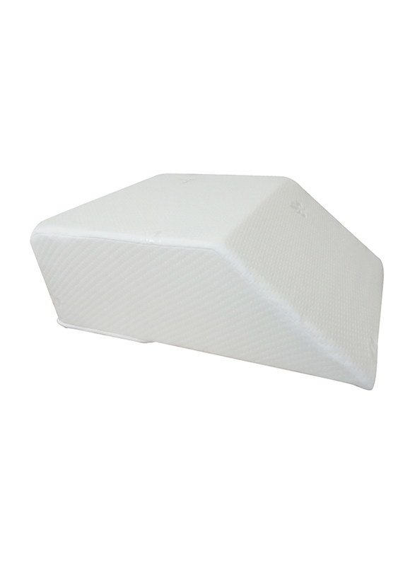 Moon Leg Elevation Pillow, White