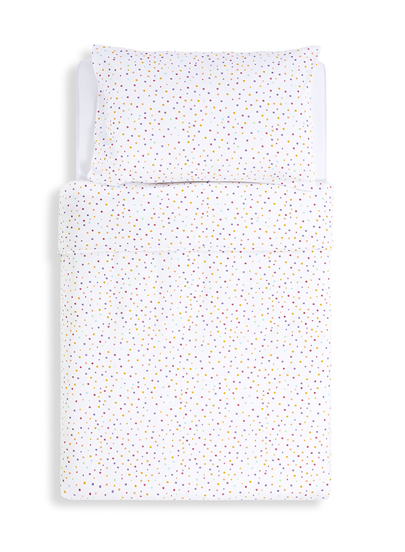 

Snuz Pod Reversible Duvet Cover & Pillowcase Set Light Breathable & 100% Soft Jersey Cotton, White