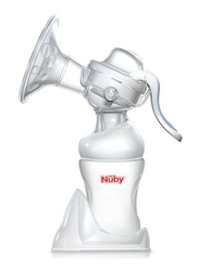 Nuby Manual Breast Pump, 240ml, Clear